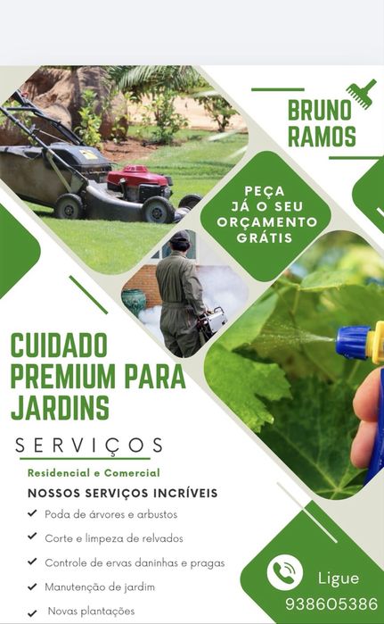 Manutencao jardins/terraços