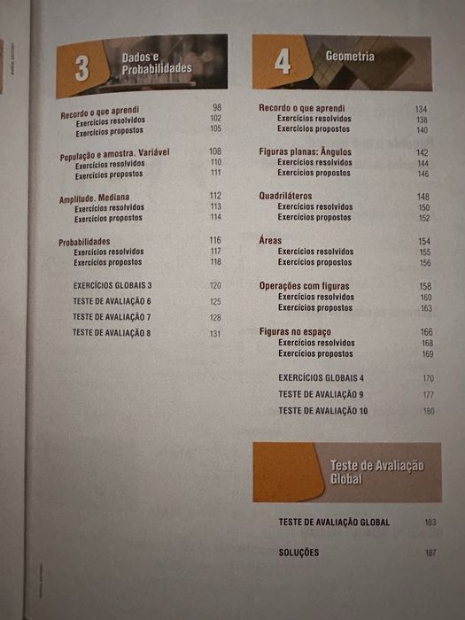 Livro exercícios MATEMÁTICA 7 Ano