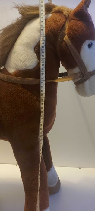 Cavalo de Montar / Brinquedo Rígido de Peluche (65cm) com Selim