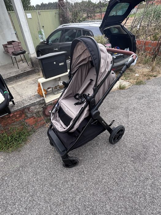 Carrinho de Bebé Trio 3 em 1 Kinderkraft Esme (Sand Beige)