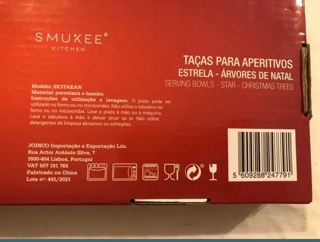 Tacinhas de Natal com base em bambu  novas437194189135554562