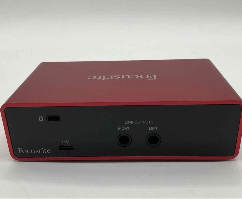 Interface focusrite scarlett 3gen