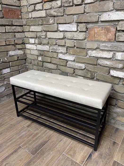 Полиця для взуття. Ліжко. Стіл. Стул. Банкетка. Меблі. Меблі лофт.