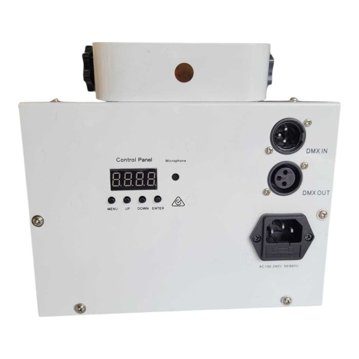 Projetor Efeito LED Derby Branco com DMX e Som-Ativado