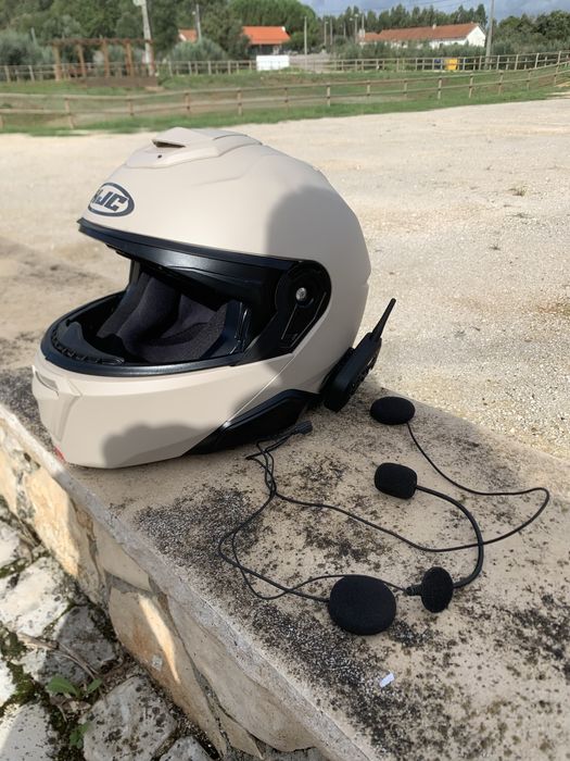 Capacete HJC I91 matt sand beige