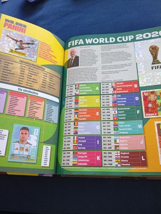 Álbum do mundial 2026 capa dura