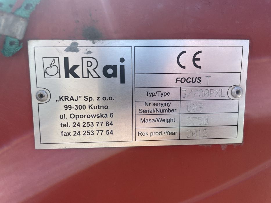 2012r Unia Focus T pneumatyczny talerzowy agregat siewnik