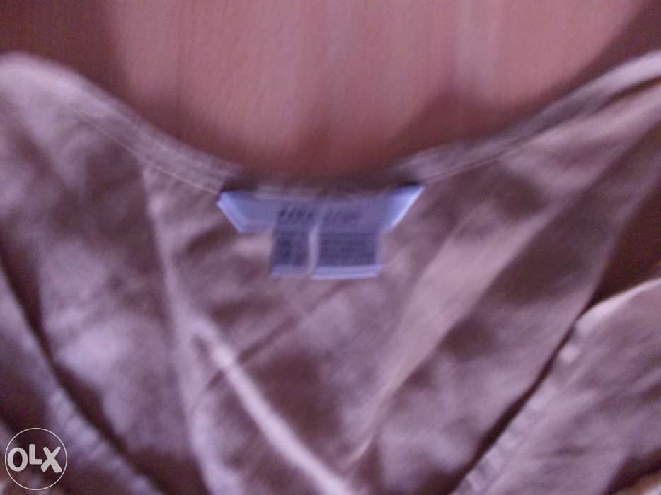 Top/túnica camel zara M/L e calça de ganga escura pepe jeans