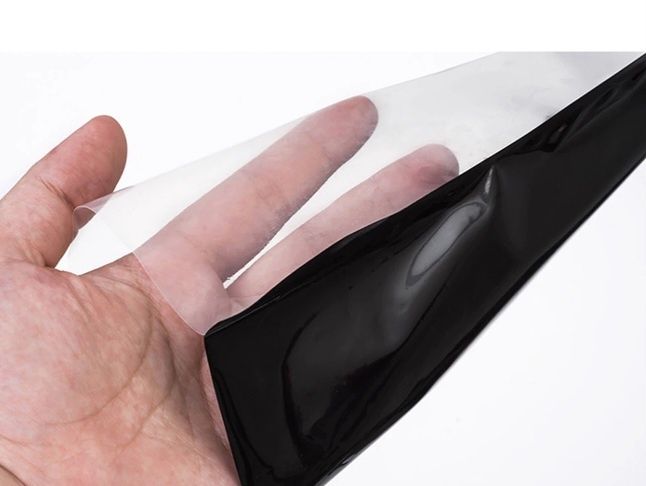 Вакуумные гладкие чёрные пакеты