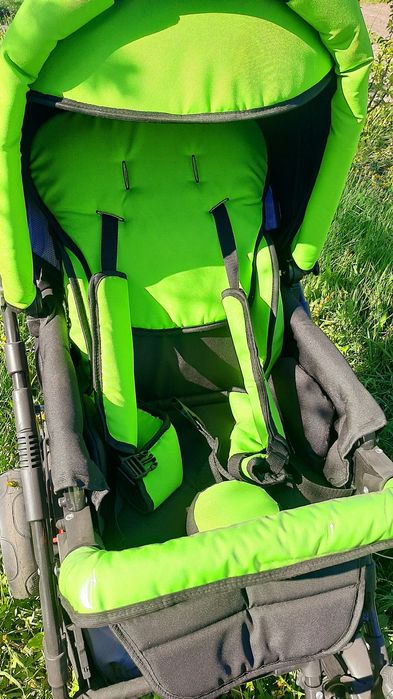 Коляска 2 в 1 синяя