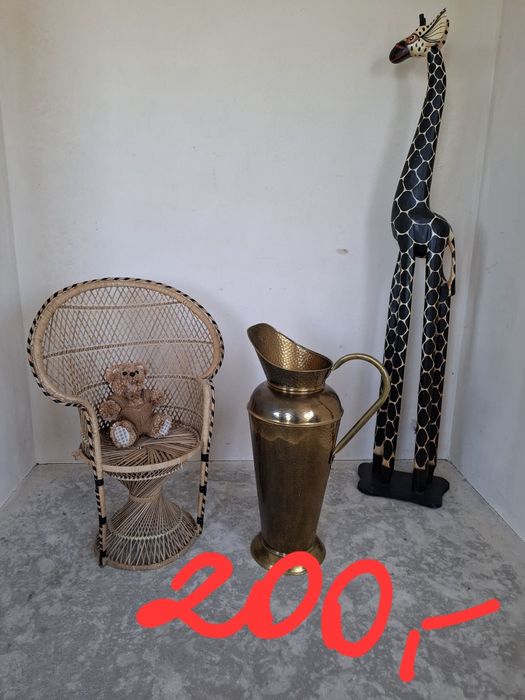 Parasolnik mosiężny dzban duży vintage