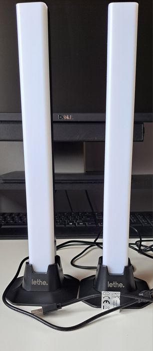 Lethe zestaw 2 biurkowych lampek LED