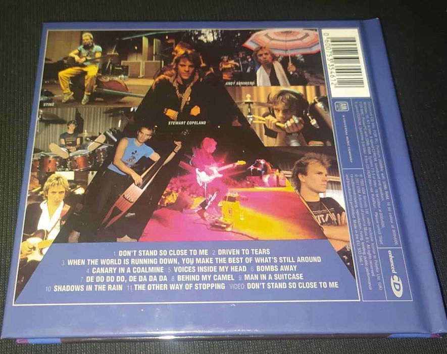 CD The Police Zenyatta Mondatta LIMITED DIGIBOOK Enhanced CD Bonus DVD