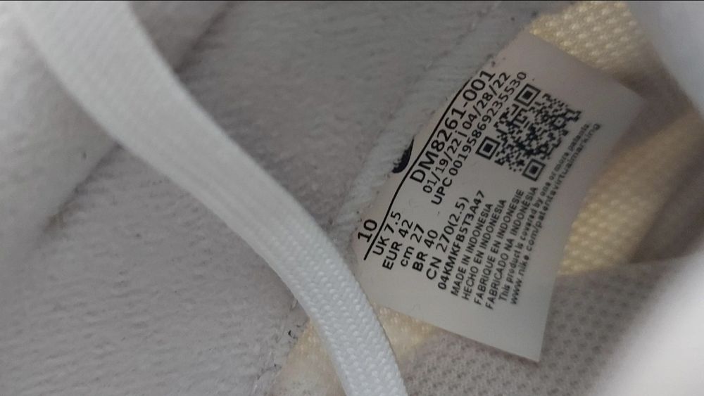 Białe Nike Air Max