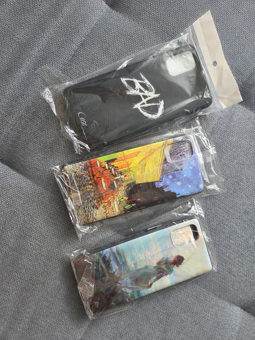 Nowy case etui na telefon Samsung Galaxy M51 set zestaw komplet art van Gogh malarstwo