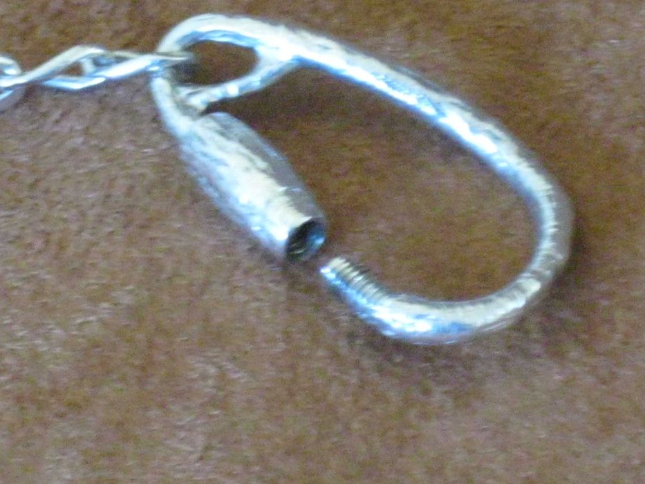 Porta Chaves em Prata Maciça de Lei 835`/.. C/Contraste