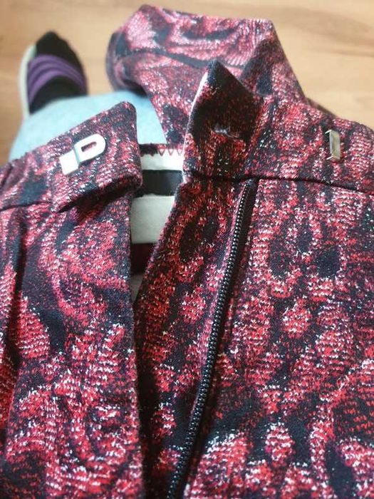 Unikatowe spodnie do kostek vintage goth dark witch bohema H&M 36/S