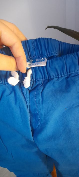 Сині штани на хлопчика 92-98 см, 2-3 роки, стан нових