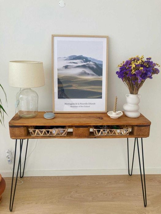 Aparador de Entrada em Palete - Estilo Único - Oferta Limitada