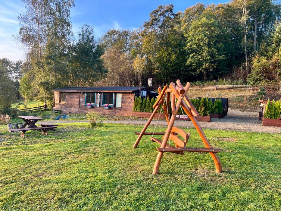 Domek z jacuzzi na wyłączność w cenie, sauna basen, duży teren