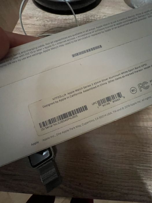 Apple watch 3 42mm silver