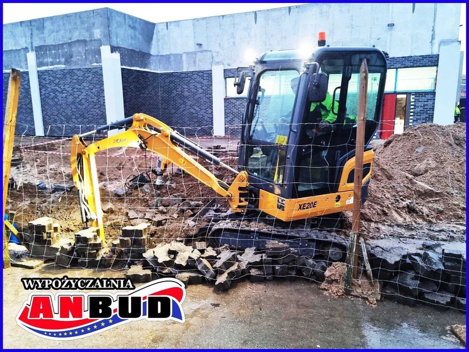 Minikoparka  Wynajem Wypożyczalnia  Sprzęt Budowlany  i Ogrodniczy