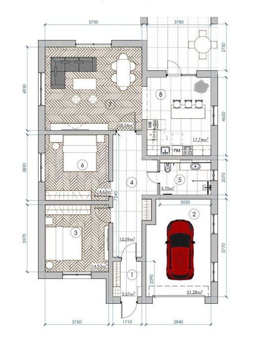 Продам будинок з гаражем на ділянці 5 сот. Без комісії для покупця!!!