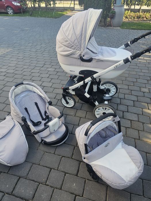 Wózek 3w1 ADBOR Ottis White