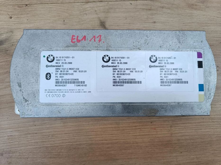 BMW E60 E61 MODUŁ STEROWNIK BLUETOOTH 9174261