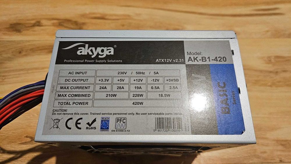 Zasilacz 420W Do Komputera Stacjonarnego