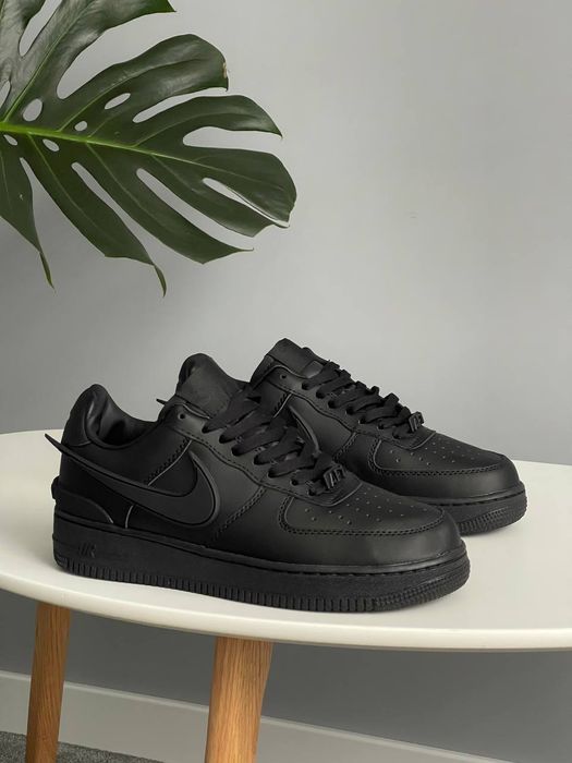 Кросівки Кроссовки Nike Air Force x Ambush Full Black Чорний повсякденні