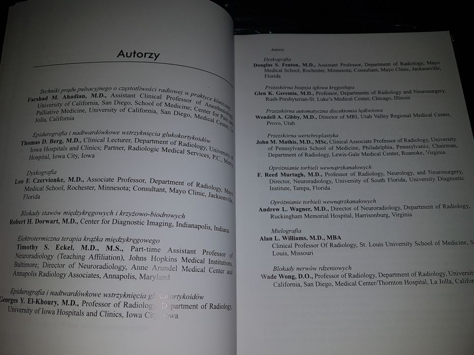 Książka o diagnostyce kręgosłupa