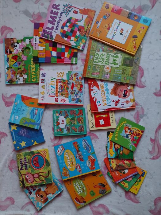 Duży zestaw książek dla dzieci, ksiazki twarda okładka, komplet