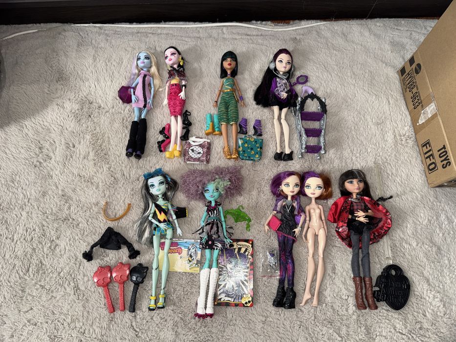 куклы monster high, ever after high монстер хай