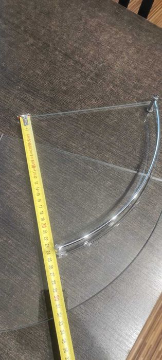 Półki łazienkowe szklane