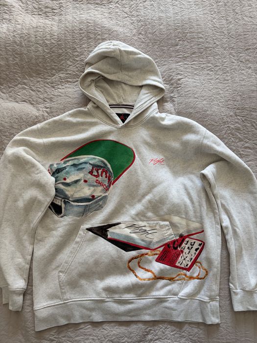 Bluza Nike Jordan jasna szara r. L