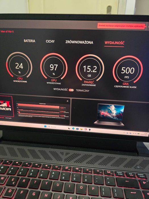 Dell G16 7630 | i7 | RTX 4060 | 32GB DDR5 | 1TB | Ekran 240Hz QHD+