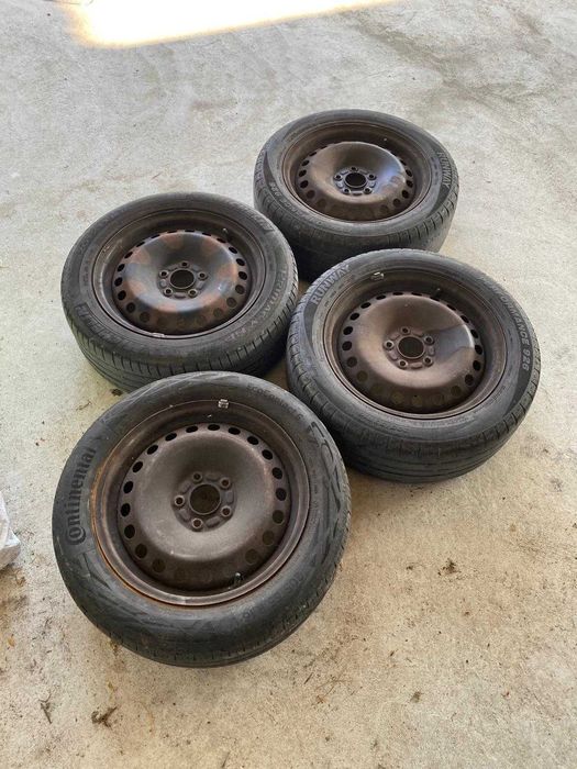 Conjunto de pneus e jantes 16 polegadas