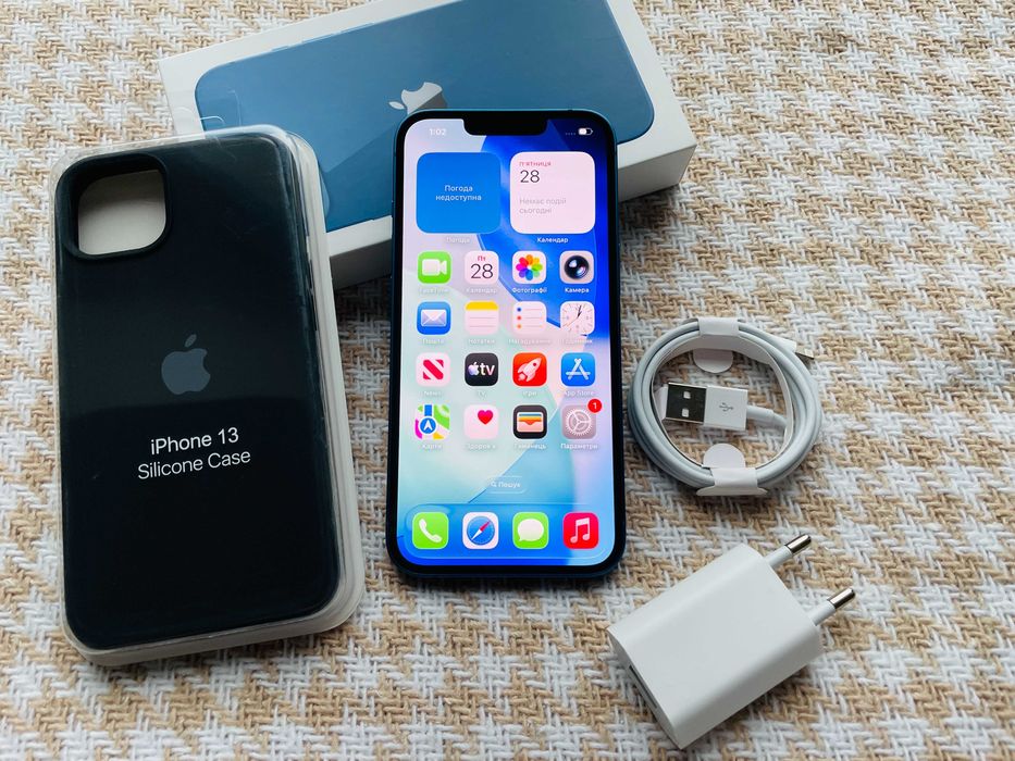 NEW IPHONE 13 128Gb Blue НОВИЙ 400$ NEVERLOCK mdm ( 83896)
