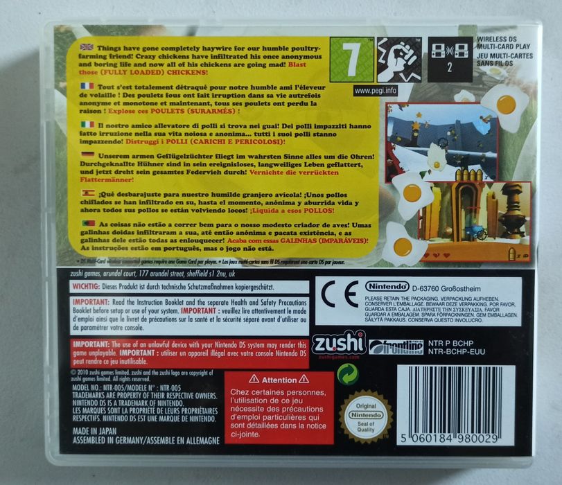 Vendo jogo 3DS Chicken Blaster