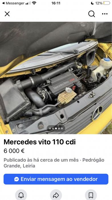 Mercedes vito especial dormitorio de livrete de 3 lugares