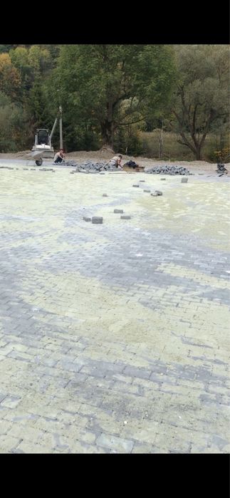 Укладка бруківки