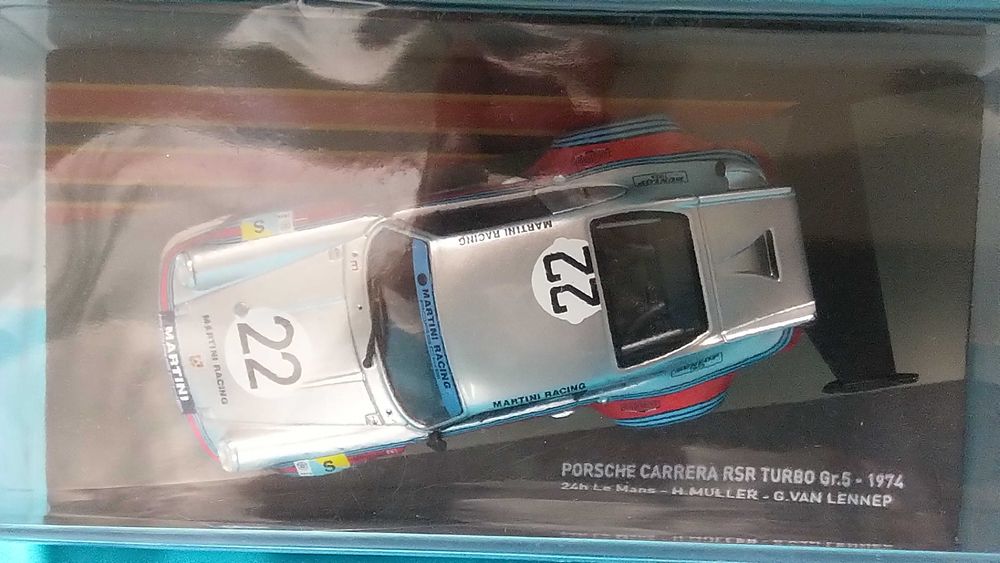 Porsche 911 Carrera RSR Turbo #22: 24h LM 1974 (2ºlug)-Miniat esc 1/43