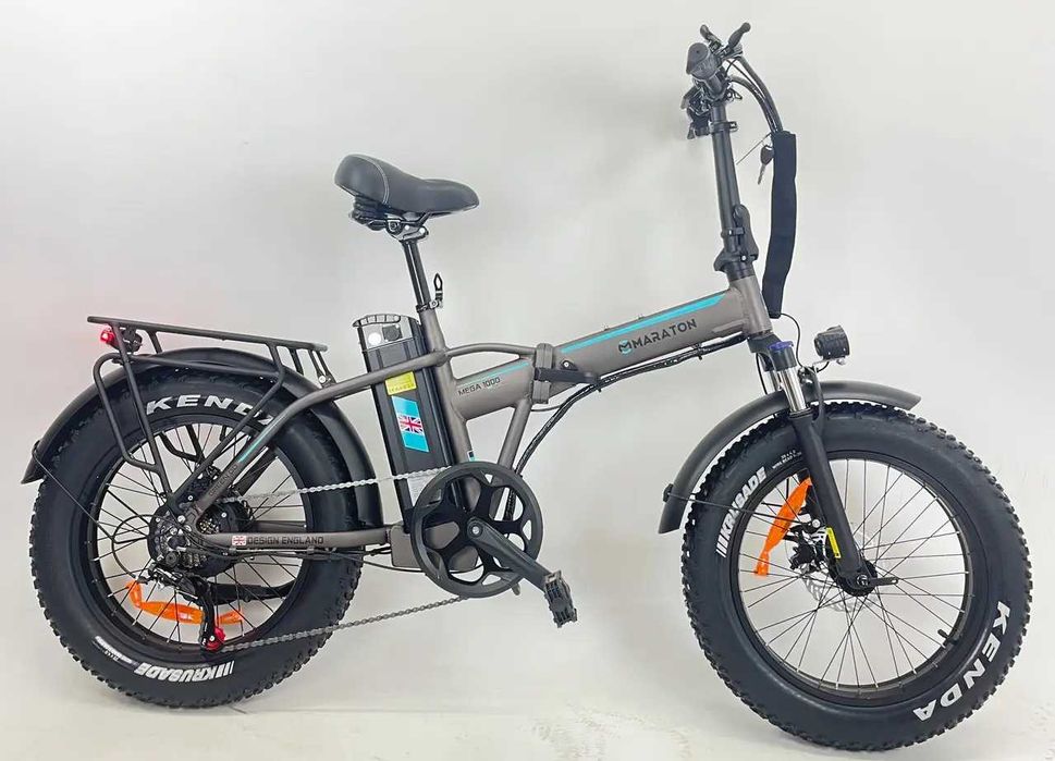 Электровелосипед Maraton Mega 1000 Smart Move 1200W, 48V/21Ah, 55 км/ч, Ø-20x4, Fatbike