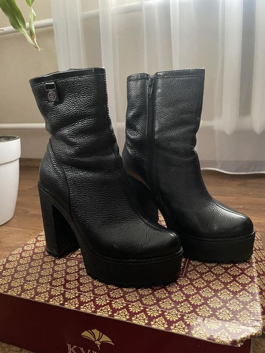 Зимние ботинки ботильоны