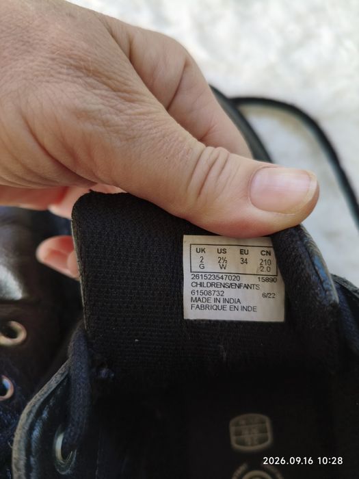 Дитячі шкіряні черевики 34 Clarks