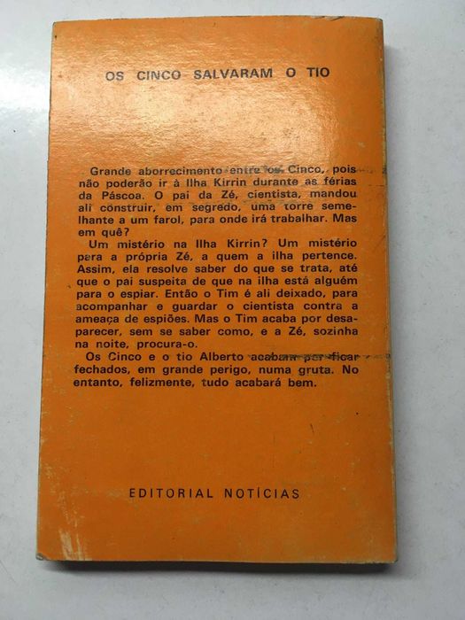 Livro - 'Os Cinco' Salvaram o Tio