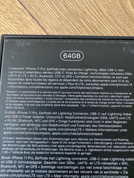 Iphone 11 pro 64gb