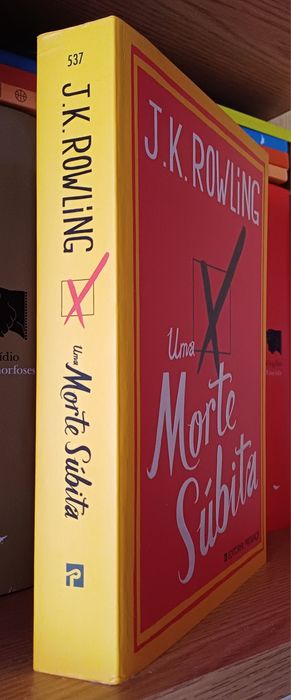 Livro "Uma Morte Súbita", de J. K. Rowling