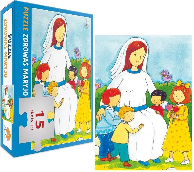 Puzzle 15 Elementów. Zdrowaś Maryjo. Wydawnictwo Diecezjalne Sandomierz. Nowy Produkt